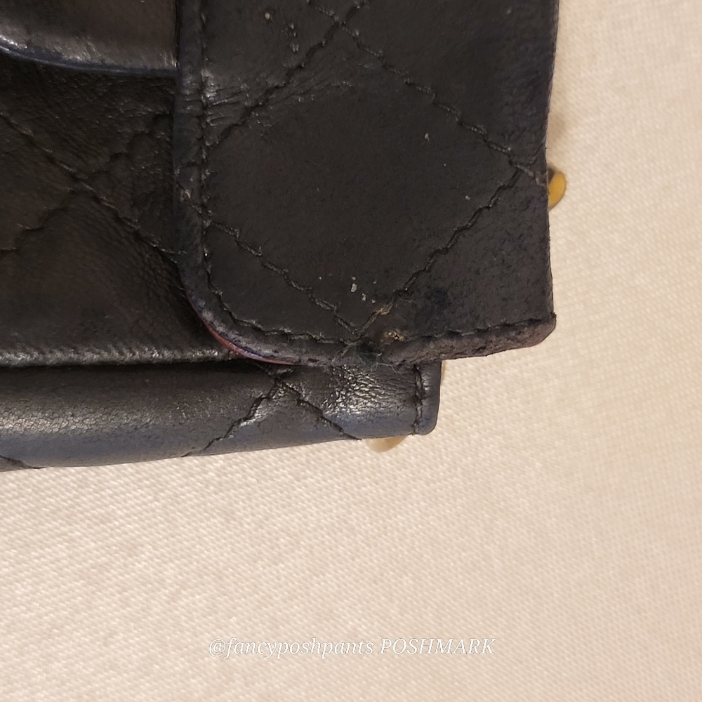 CHANEL lambskin Mini Mini Matelasse Chain Pouch CC vintage made in France luxury - Picture 8 of 17